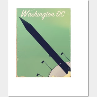 Washington DC Vintage style travel poster. Posters and Art